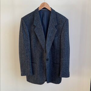 Vintage Wool Herringbone Sport Coat